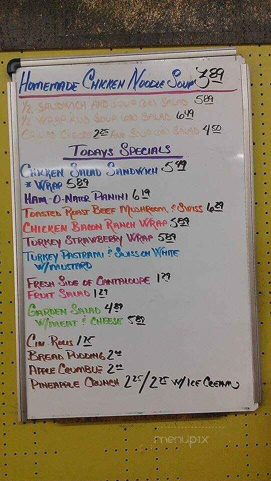 Zimmerman's - Marion, KS menu_pic