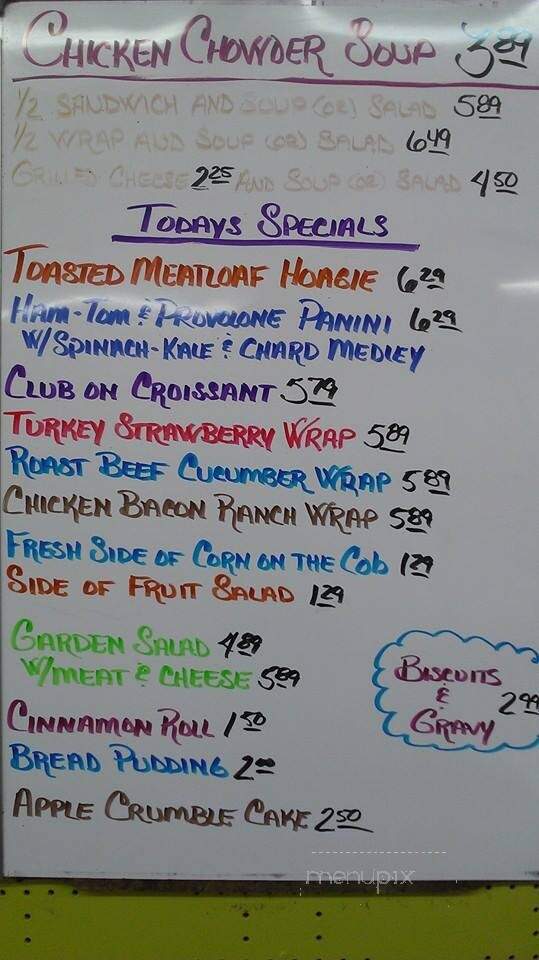 Zimmerman's - Marion, KS menu_pic