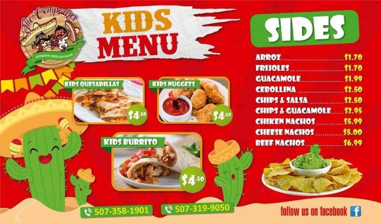 Mexican Tacos - Byron, MN menu_pic