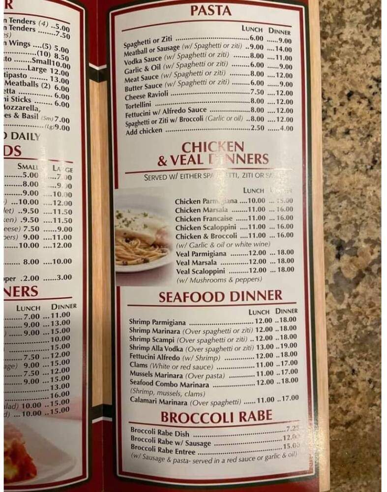 Brothers Pizza & Restaurant - Old Bridge, NJ menu_pic