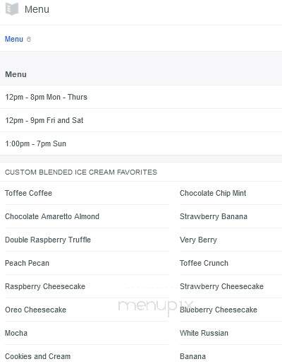 Soda Pops - Bryson City, NC menu_pic