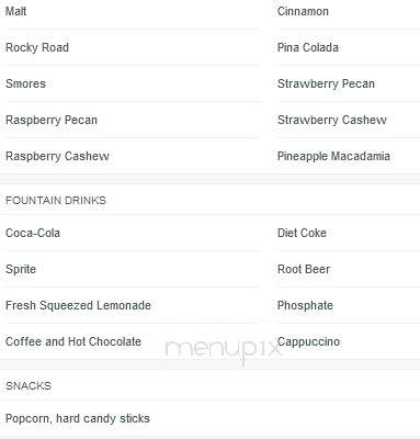 Soda Pops - Bryson City, NC menu_pic