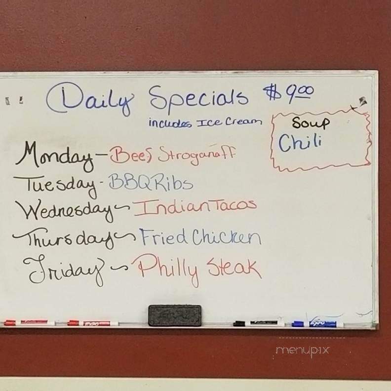 Woodworth Cafe - Woodworth, ND menu_pic