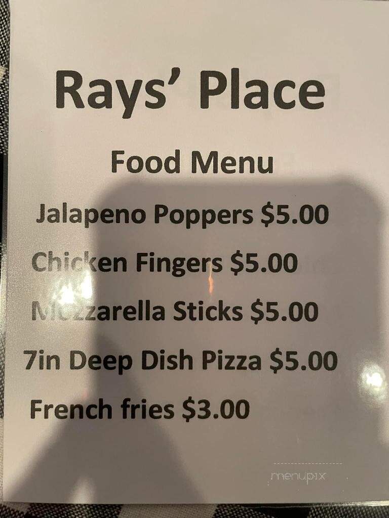 Ray's Place - Kingston, PA menu_pic