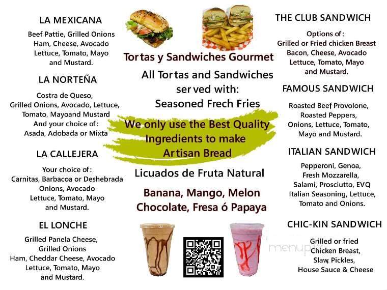 La Unica - San Antonio, TX menu_pic