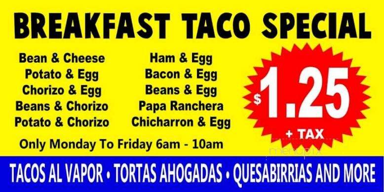 La Unica - San Antonio, TX menu_pic