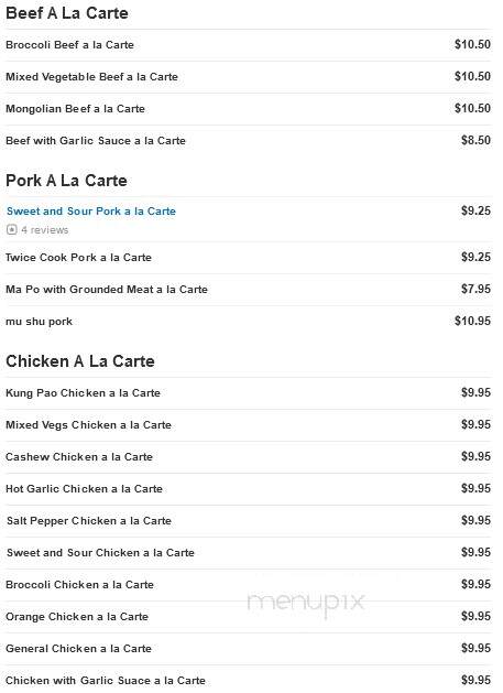 Windy's Chinese Restaurant - Chico, CA menu_pic