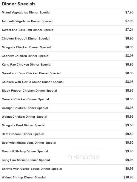 Windy's Chinese Restaurant - Chico, CA menu_pic