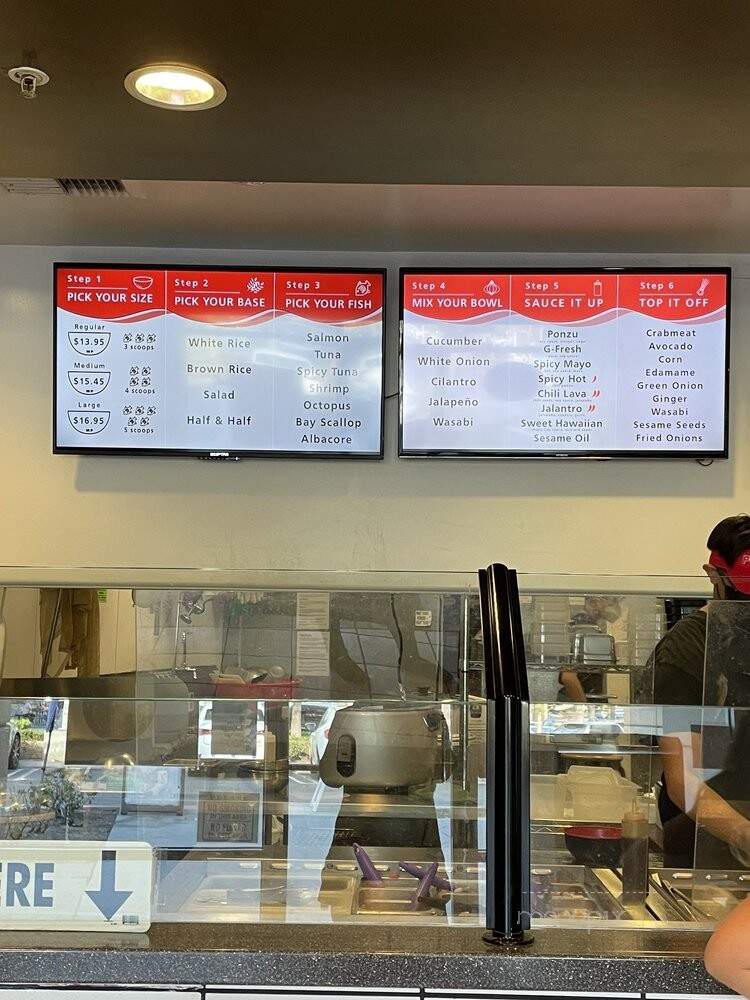 Poke Time - Buena Park, CA menu_pic
