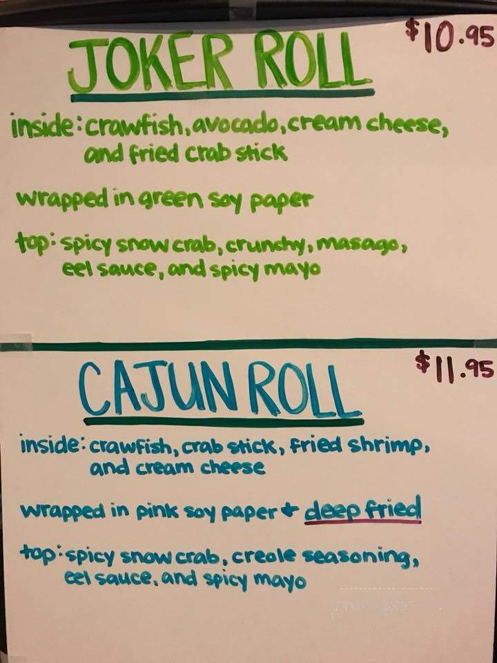Yomato - Bogalusa, LA menu_pic