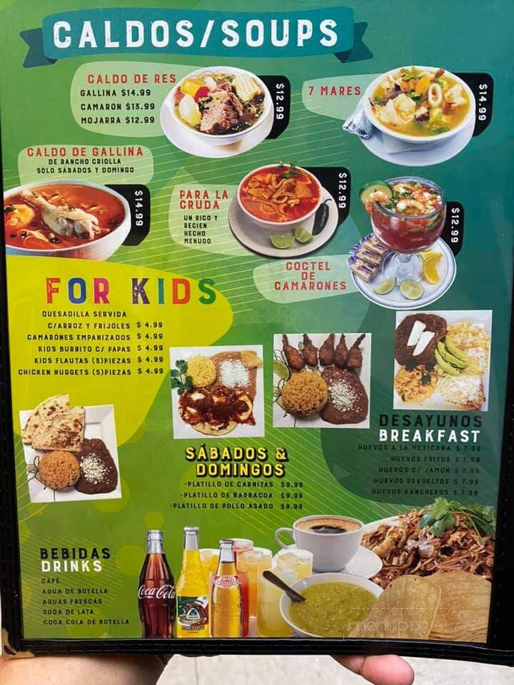La Guerrense - DeFuniak Springs, FL menu_pic
