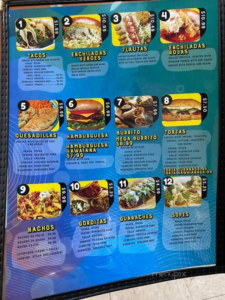 La Guerrense - DeFuniak Springs, FL menu_pic