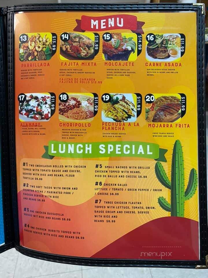 La Guerrense - DeFuniak Springs, FL menu_pic