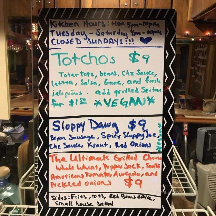 Back Porch Bar and Grill - Pensacola, FL menu_pic
