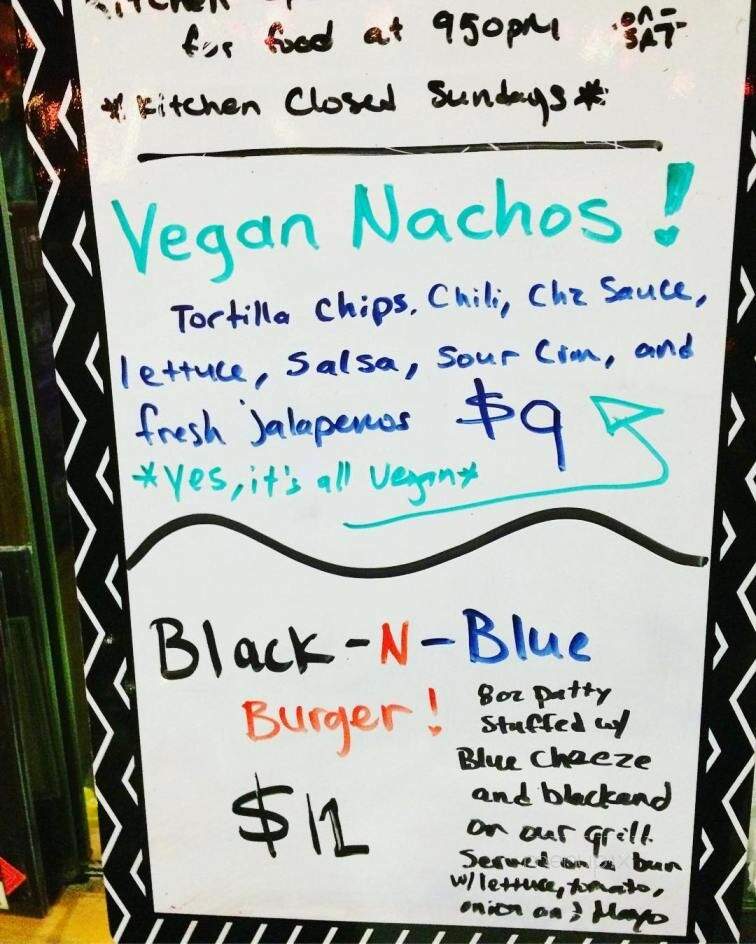 Back Porch Bar and Grill - Pensacola, FL menu_pic