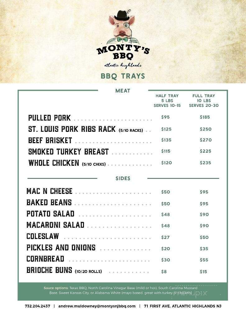 Monty's BBQ - Atlantic Highlands, NJ