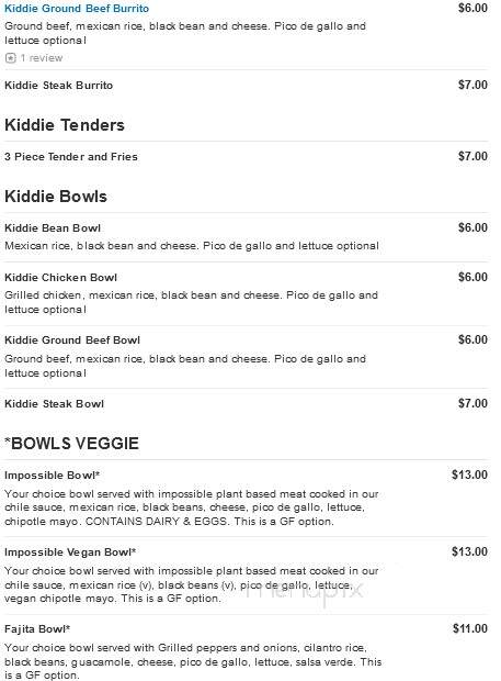 Achilito's Taqueria - Foxborough, MA menu_pic