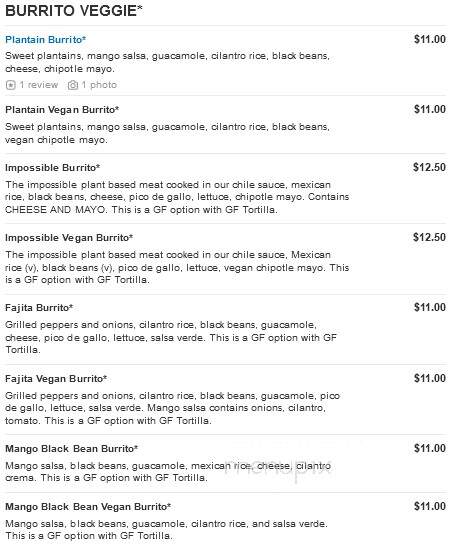 Achilito's Taqueria - Foxborough, MA menu_pic