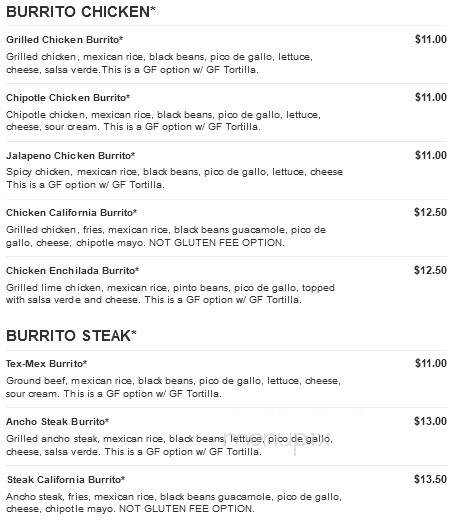 Achilito's Taqueria - Foxborough, MA menu_pic