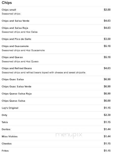 Achilito's Taqueria - Foxborough, MA menu_pic