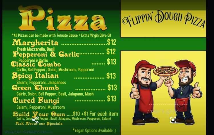 Flippin' Dough Pizza - Chico, CA menu_pic