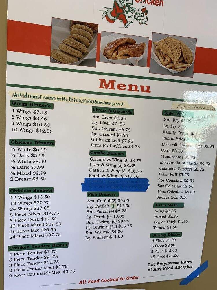 Harold's Chicken - Springfield, IL menu_pic