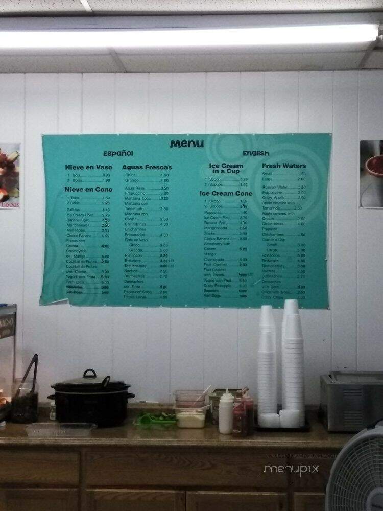 Refresqueria Delicias - Roswell, NM menu_pic