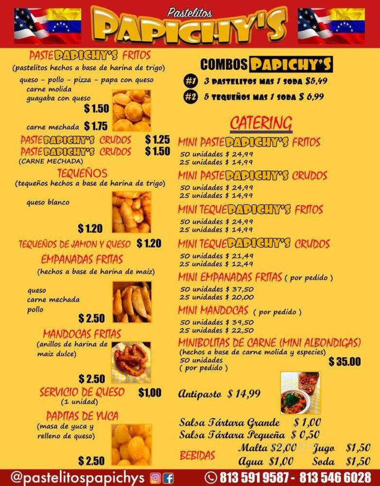 Pastelitos Papichys - Tampa, FL menu_pic