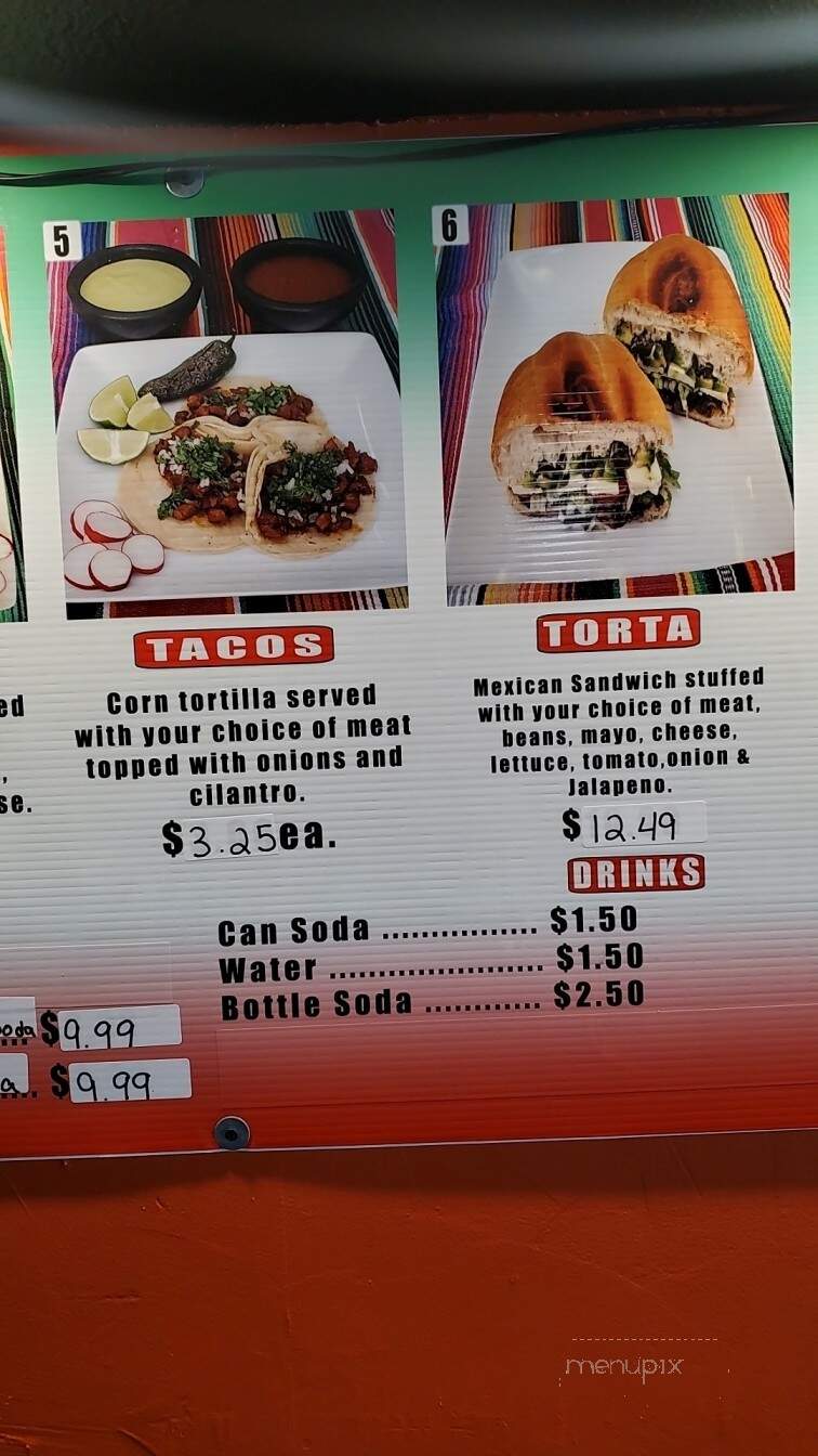 Mi Ranchito Taqueria - Hinckley, MN menu_pic