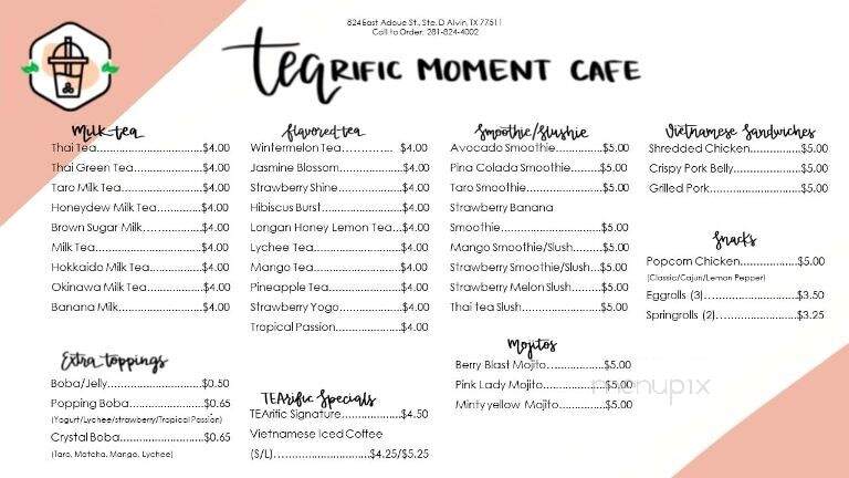 Tearific Moment Cafe - Alvin, TX