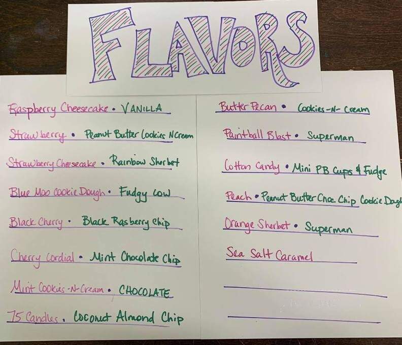 Treehouse Treats and Treasures - Logan, OH menu_pic