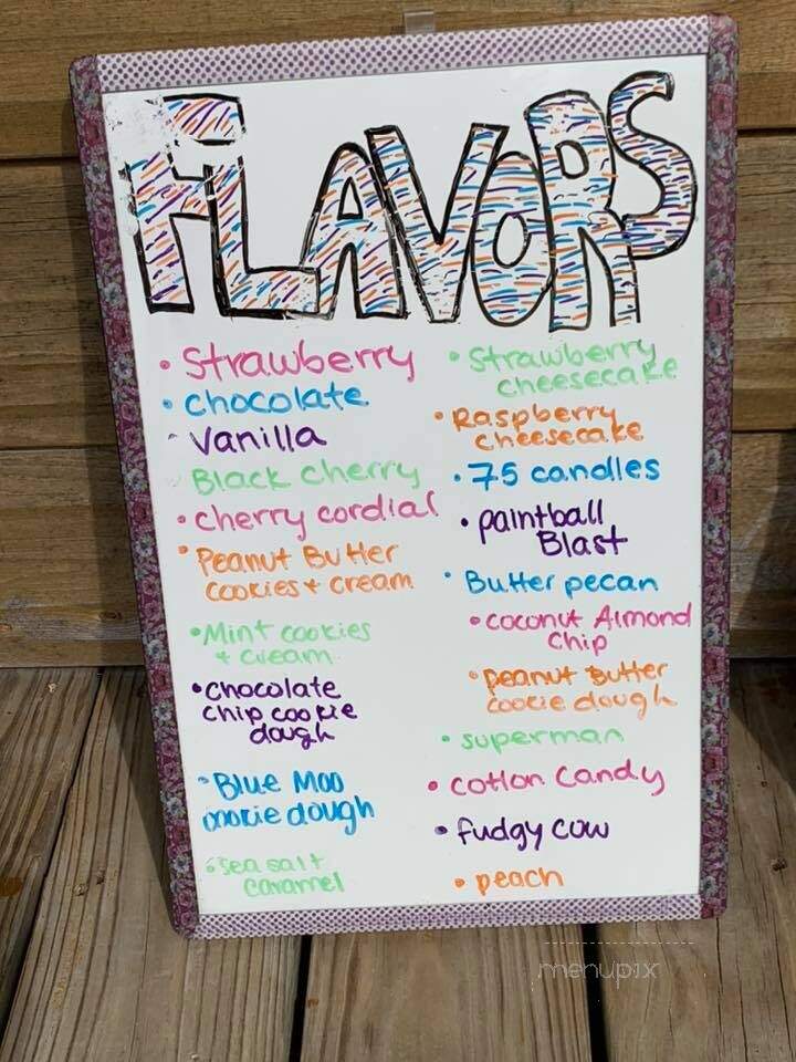 Treehouse Treats and Treasures - Logan, OH menu_pic