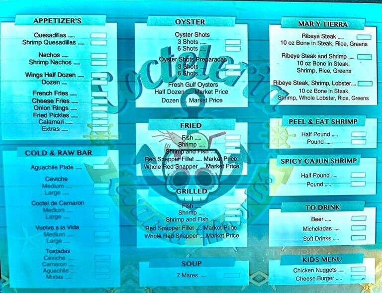 Cocteleria El Levanta Muertos - Brownsville, TX menu_pic