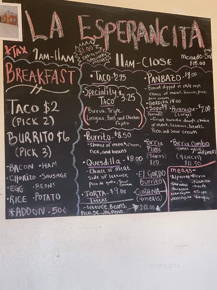 La Esperancita Tacos & Nieveria - Robinson, TX