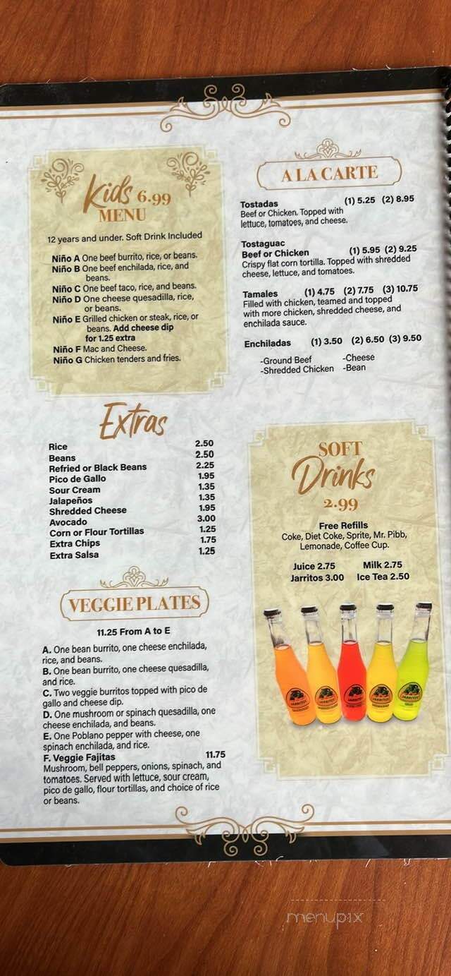 Senor Tequilla Mexican Restaurant - Port Huron, MI menu_pic