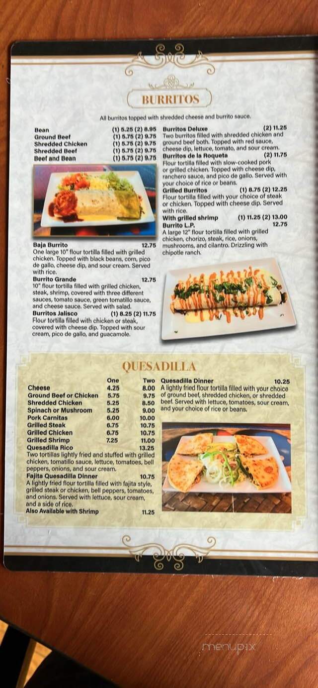 Senor Tequilla Mexican Restaurant - Port Huron, MI menu_pic