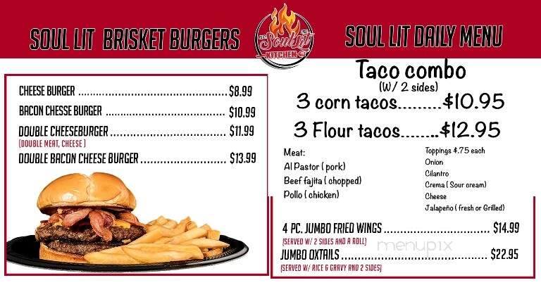 Soul Lit Kitchen - Texas city, TX menu_pic