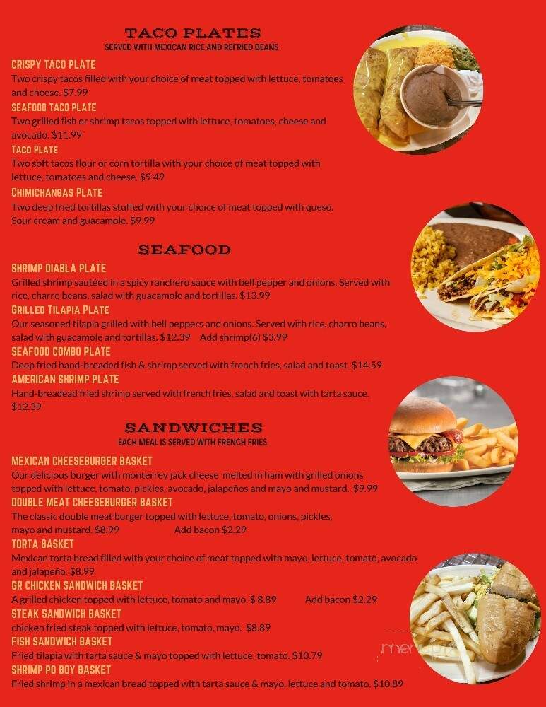 Baytown Cafe - Baytown, TX menu_pic