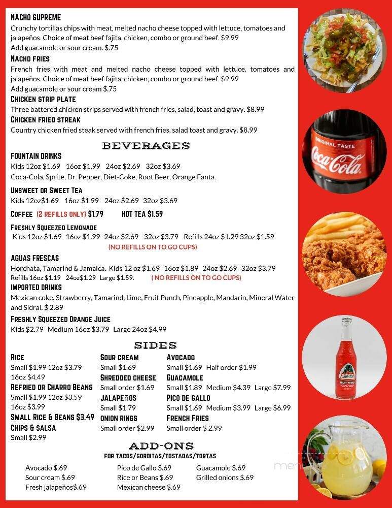 Baytown Cafe - Baytown, TX menu_pic