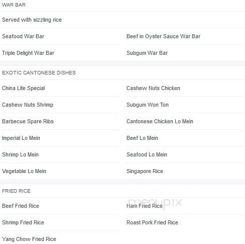 Gas Lite Lounge - Marysville, MI menu_pic