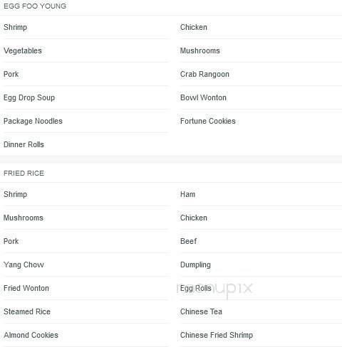 Gas Lite Lounge - Marysville, MI menu_pic
