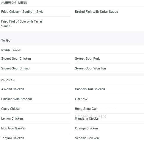 Gas Lite Lounge - Marysville, MI menu_pic