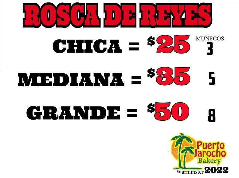 El Puerto Jarocho - Norristown, PA menu_pic