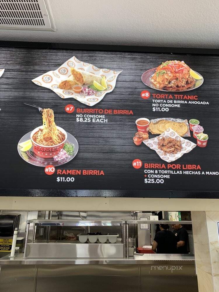 Birrieria Guadalajara - El Monte, CA menu_pic