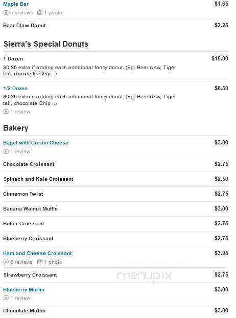 Sierra Donuts - Anaheim, CA