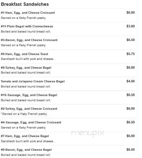 Sierra Donuts - Anaheim, CA menu_pic