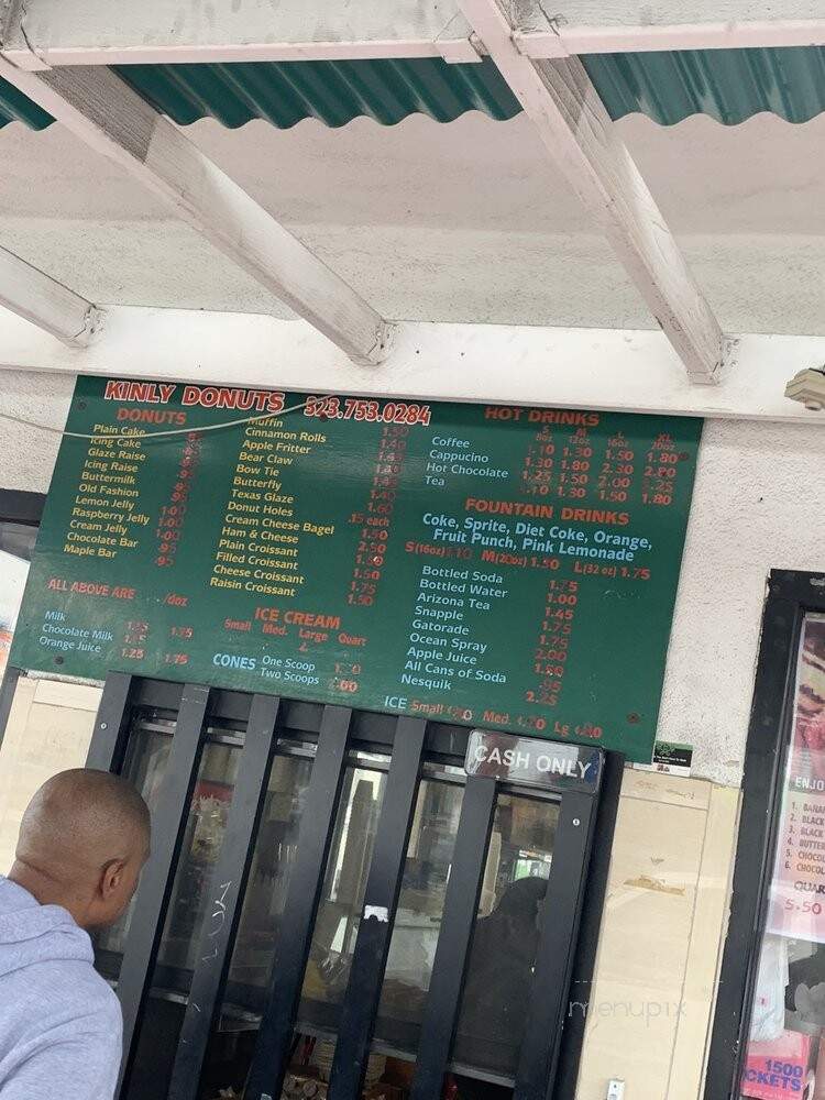 Kinly Donuts - Los Angeles, CA menu_pic