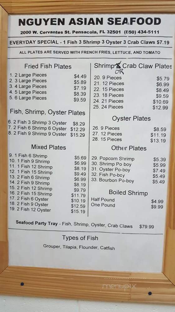 Asian Seafood - Pensacola, FL