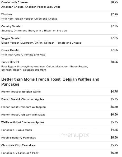 Gus 12th Street Cafe - Sarasota, FL menu_pic