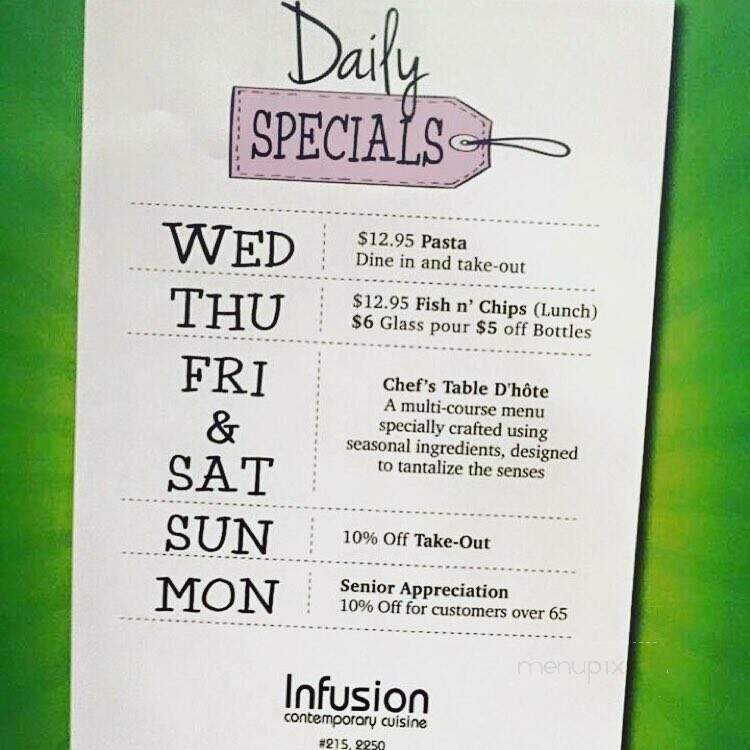 Infusion Bistro - Calgary, AB